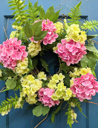 Caroline Hydrangea Wreath