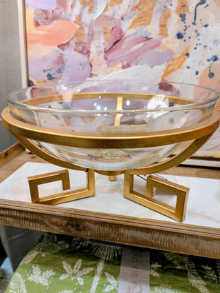 Bowl and Greek Key Base