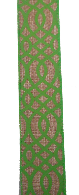 Lattice Lime Ribbon