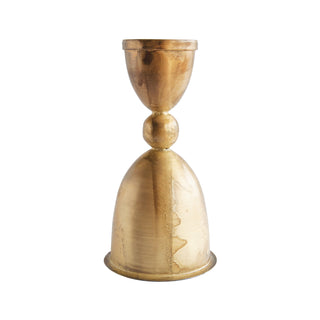 Distressed Brass Taper Holder