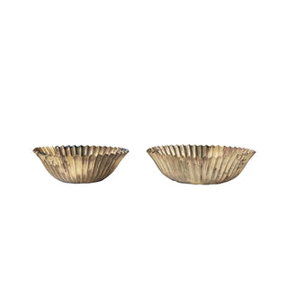 Brass Fluted Bowl