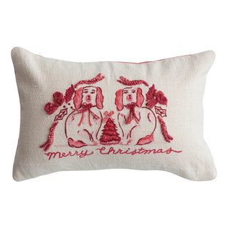 Christmas Staffordshire Pillow