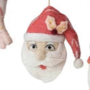 Wool Santa Head Ornament