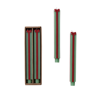 10" Present Taper Candle S/2