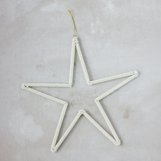 19.5" Pearl Star Ornament