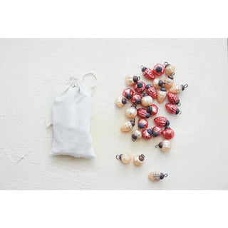 Glass Ornaments Berry/Blush