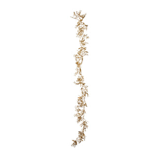 Gold Leaves Berry Garland