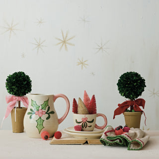 Boxwood Tree w/ Red Bow